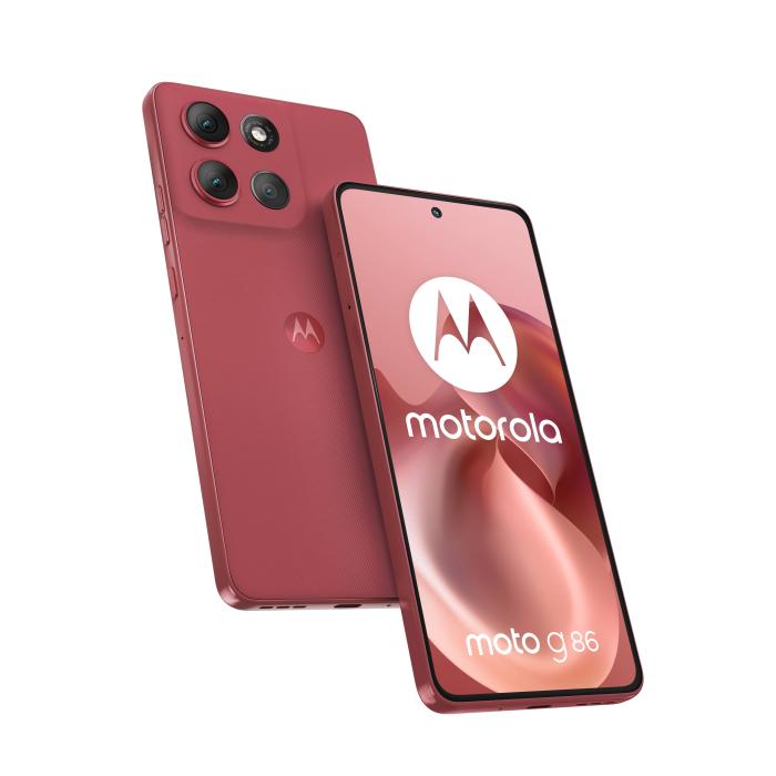 Motorola moto g86 5G 16.9 cm (6.67'') Dual SIM Android 15 USB Type-C 8 GB 256 GB 5200 mAh Pink