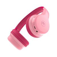Motorola MOTO JR300 Headset Wired & Wireless Head-band Calls/Music Bluetooth Light pink, view image 3 of 6