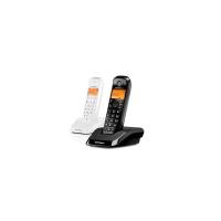 Motorola S12 Duo DECT telephone Caller ID Black, White