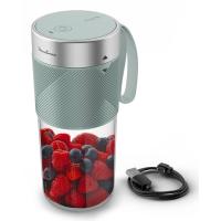 Moulinex Lightmix LM1C0410 blender 0.3 L Portable blender Grey, Stainless steel, Transparent