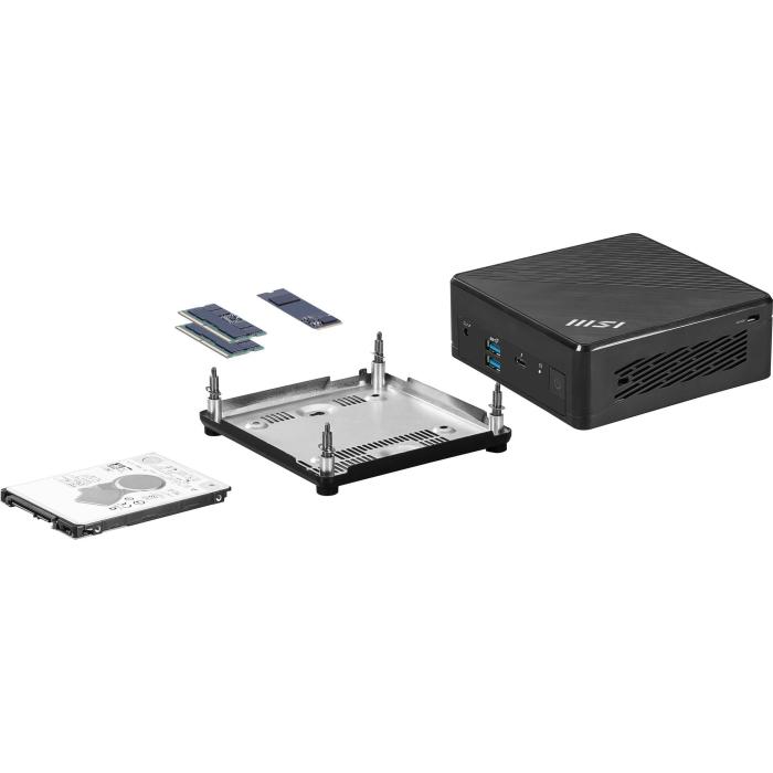 MSI Cubi 5 1M-496EU Intel Core 5 120U 16 GB DDR5-SDRAM 512 GB SSD Windows 11 Pro Mini PC Black — image 23 of 24