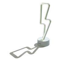 Muitomas NEONTBOLT table lamp Non-changeable bulb(s) Neon White