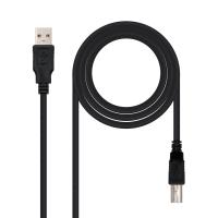 Nanocable 10.01.0104-BK USB cable USB 2.0 3 m USB A USB B Black