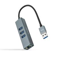 Nanocable 10.03.0407 laptop dock/port replicator Wired USB 3.2 Gen 1 (3.1 Gen 1) Type-A Grey