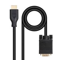Nanocable 10.15.4602 video cable adapter 1.8 m VGA (D-Sub) HDMI Black