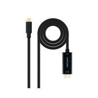 Nanocable 10.15.5133 video cable adapter 3 m USB Type-C HDMI Type A (Standard) Black