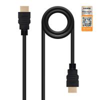 Nanocable HDMI V2.0, 2m HDMI cable HDMI Type A (Standard) Black