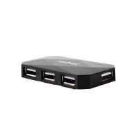 NATEC NHU-0647 interface hub USB 2.0 480 Mbit/s Black