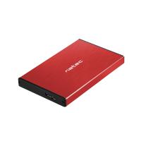 NATEC Rhino GO HDD/SSD enclosure Red 2.5''