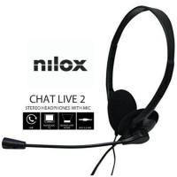 Nilox CHAT LIVE 2 Headphones In-ear Calls/Music Black