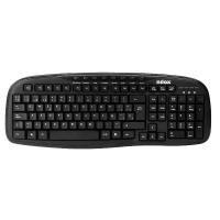Nilox TECLADO MULTIMEDIA USB ESPANOL keyboard Mouse included Universal QWERTY Spanish Black