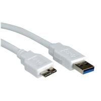 Nilox USB A - Micro-USB B, 2m USB cable USB 3.2 Gen 1 (3.1 Gen 1) White