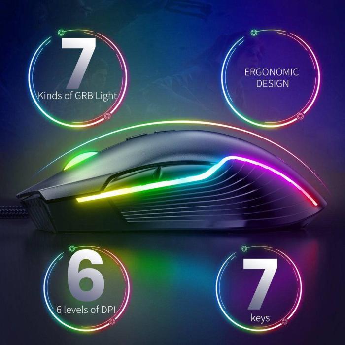 Onikuma CW905B mouse Gaming — image 8 of 10