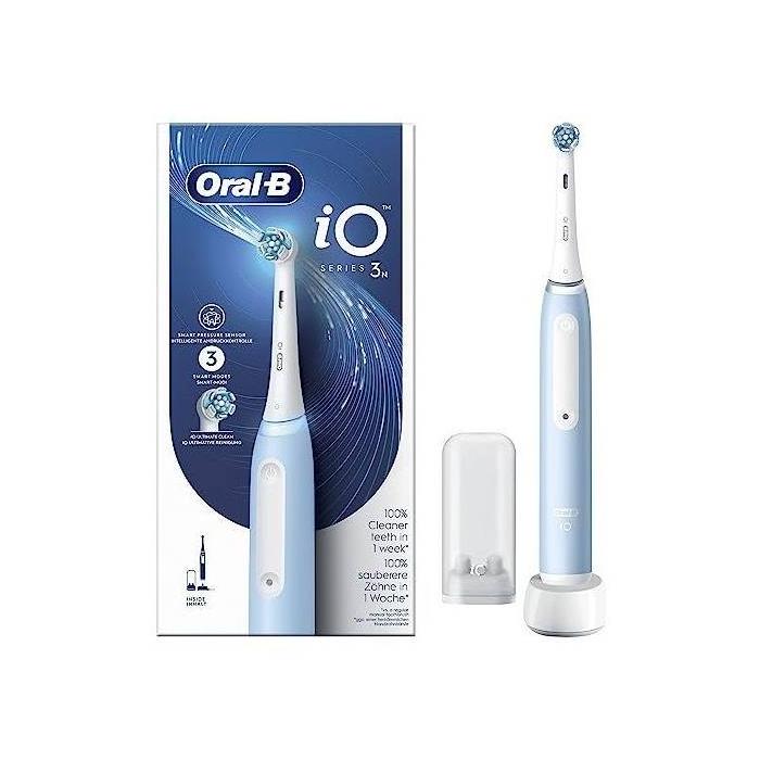 Oral-B Braun iO Series 3N Adult Vibrating toothbrush Light Blue, White — image 2 of 2