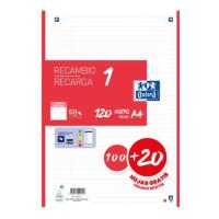 Oxford 400158166 notebook filler paper 210 x 297 mm (A4) 120 sheets