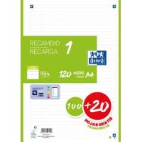 Oxford 400158167 notebook filler paper 210 x 297 mm (A4) 120 sheets