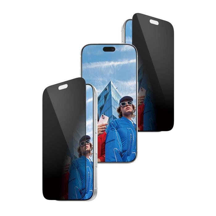 PanzerGlass ® 2-Way Privacy Screen Protector iPhone 18 Pro | Ultra-Wide Fit w. EasyAligner — image 8 of 14