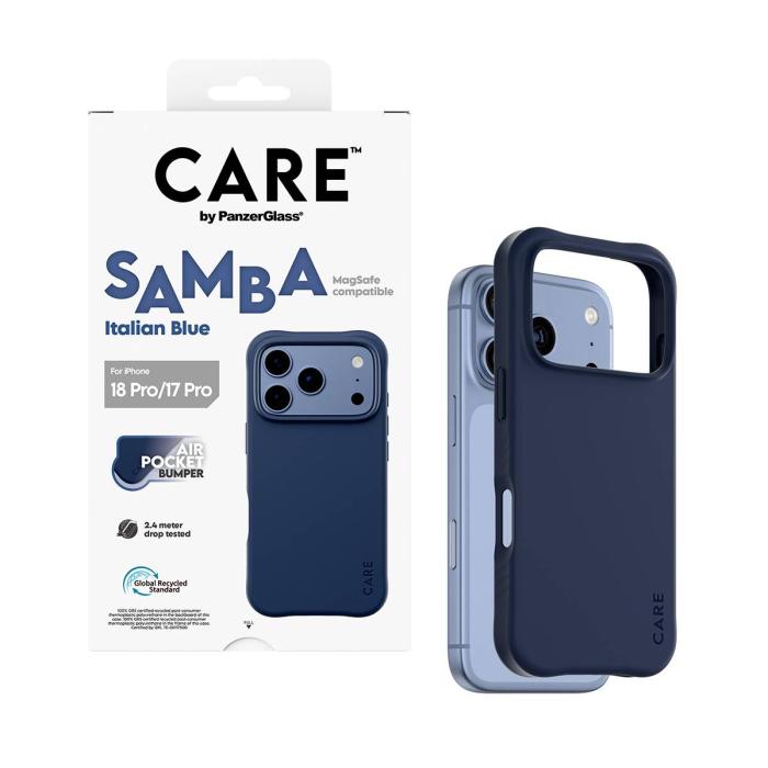 PanzerGlass CARE™ by ® Samba Case Italian Blue w. MagSafe iPhone 18 Pro | 17 Pro — image 5 of 12