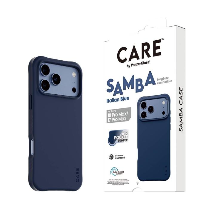 PanzerGlass CARE™ by ® Samba Case Italian Blue w. MagSafe iPhone 18 Pro Max | 17 Pro Max — image 12 of 12