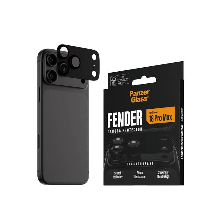 PanzerGlass ® Fender Camera Lens Protector Blackcurrant iPhone 18 Pro Max — image 15 of 26