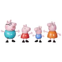 Peppa Pig Peppa's Adventures Peppa's Family Figure 4-Pack Toy, 4 Family Figures in Iconic Outfits, Ages 3 and up
