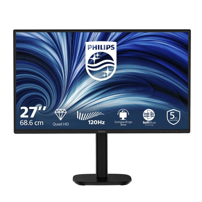 Philips 27B2N3500/00 computer monitor 68.6 cm (27'') 2560 x 1440 pixels Full HD LCD Black — image 13 of 24