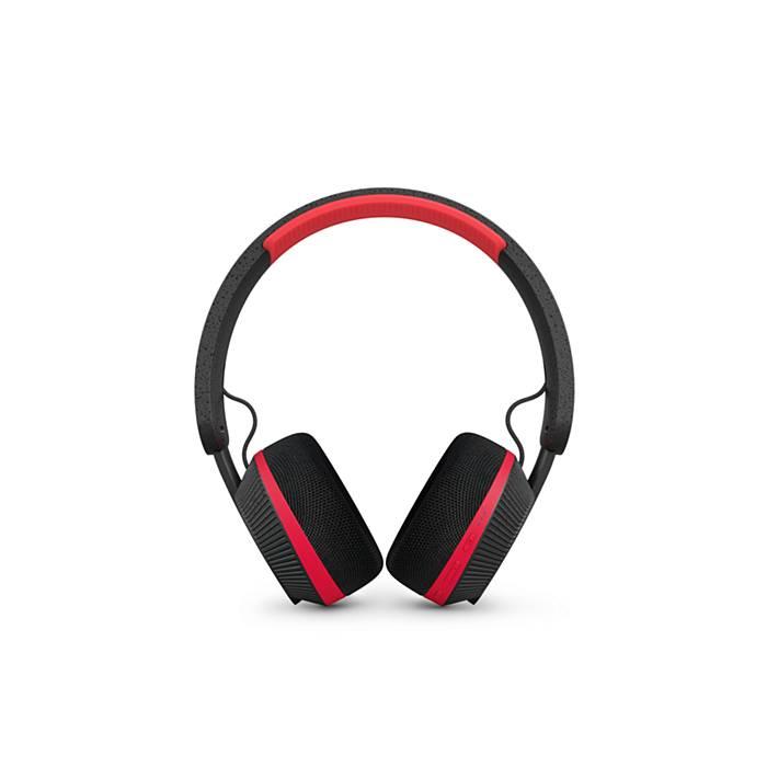Philips 6000 series TAA6219BK/00 headphones/headset Wireless Head-band Calls/Music Bluetooth Black, Red — image 3 of 12