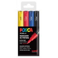POSCA PC-1M/4C Multicolour 4 pc(s)