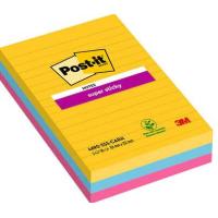 Post-It 7100234250 note paper Square Blue, Pink, Yellow 90 sheets Self-adhesive