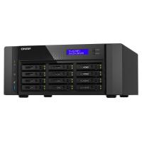 QNAP TS-h1290FX NAS Tower EPYC 7232P 64 GB DDR4 0 TB QuTS hero Black