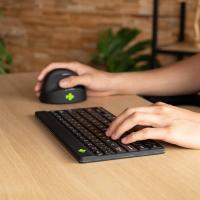 R-Go Tools Ergonomic keyboard R-Go Compact Break, compact keyboard with break software, QWERTY (PT), Bluetooth, black, view image 8 of 28