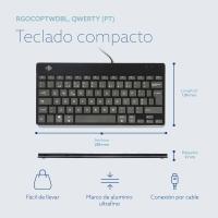 R-Go Tools Ergonomic keyboard R-Go Compact Break, compact keyboard with break software, QWERTY (PT), wired, black, view image 9 of 18