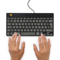 R-Go Tools Ergonomic keyboard R-Go Compact Break, compact keyboard with break software, QWERTY (PT), wired, black, view image 13 of 18