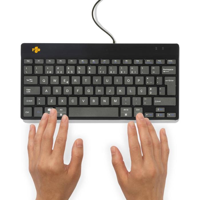 R-Go Tools Ergonomic keyboard R-Go Compact Break, compact keyboard with break software, QWERTY (PT), wired, black — image 13 of 18