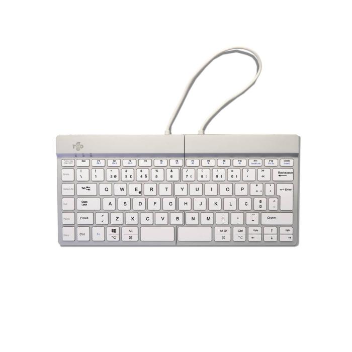 R-Go Tools Ergonomic keyboard R-Go Split Break with break software, ergonomic split keyboard, QWERTY (PT), Bluetooth, white — image 19 of 32