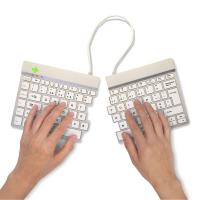 R-Go Tools Ergonomic keyboard R-Go Split Break with break software, ergonomic split keyboard, QWERTY (PT), Bluetooth, white, view image 21 of 32