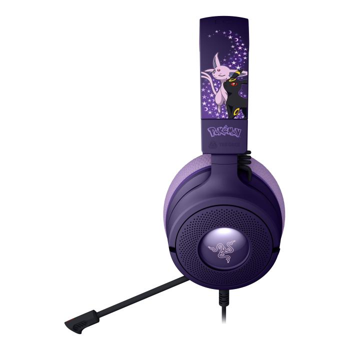 Razer Kraken V4 X – Espeon & Umbreon Edition Headset Wired Head-band Gaming USB Type-C / USB Type-A Purple, Black — image 4 of 10