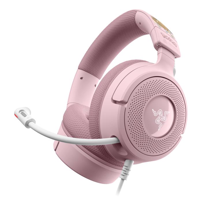 Razer Kraken V4 X – Pikachu & Eevee Edition Headset Wired Head-band Gaming USB Type-C / USB Type-A Pink — image 4 of 10
