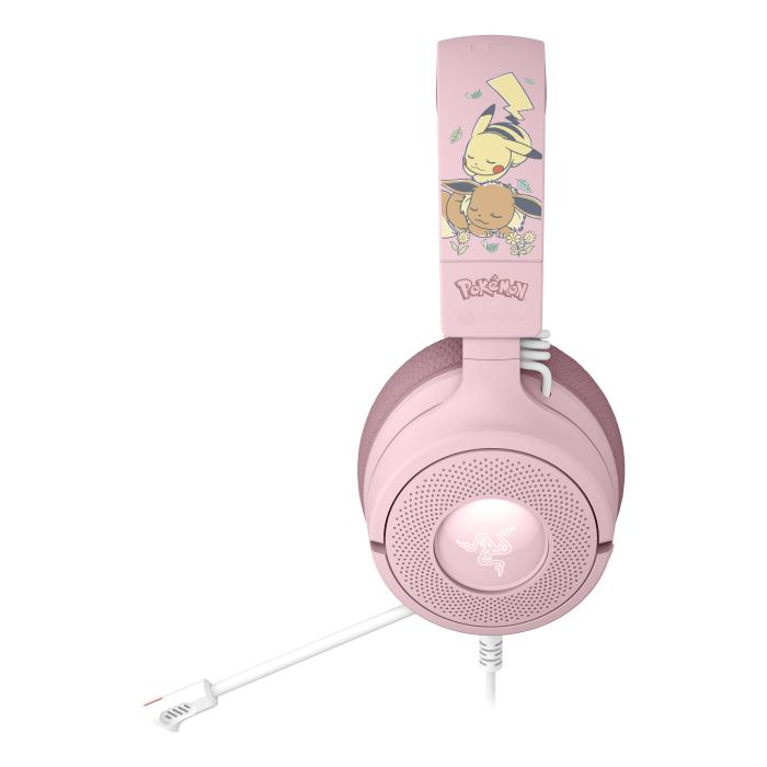 Razer Kraken V4 X – Pikachu & Eevee Edition Headset Wired Head-band Gaming USB Type-C / USB Type-A Pink — image 7 of 10