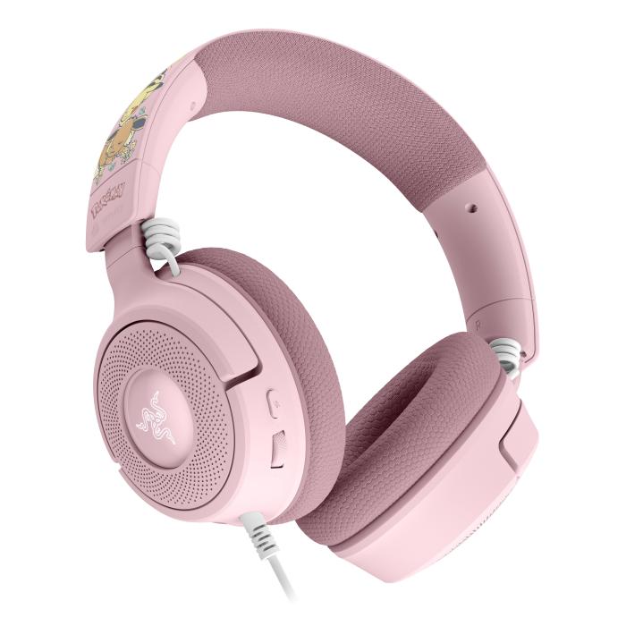 Razer Kraken V4 X – Pikachu & Eevee Edition Headset Wired Head-band Gaming USB Type-C / USB Type-A Pink — image 6 of 10