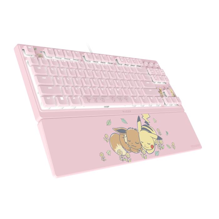 Razer Ornata V3 Tenkeyless – Pikachu & Eevee Edition keyboard Gaming USB Pink — image 6 of 8
