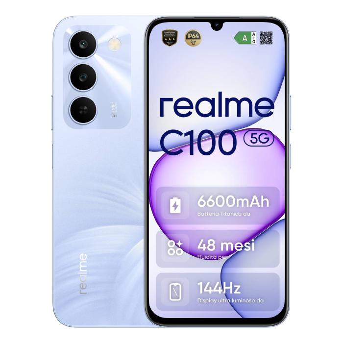 realme C100 5G 17.3 cm (6.8'') Dual SIM Android 16.0 USB Type-C 4 GB 128 GB 6600 mAh Purple — image 13 of 22