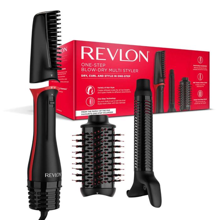 Revlon RVDR5333E hair styling tool Multistyler Warm Black, Red 1100 W 2.5 m — image 2 of 8