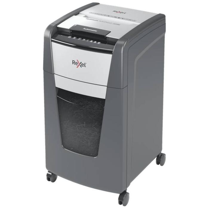 Rexel AutoFeed+ 225M paper shredder Micro-cut shredding 55 dB 23 cm Black, Grey — image 2 of 5