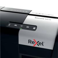 Rexel Secure MC6 paper shredder Micro-cut shredding 60 dB Black, Silver, view image 6 of 7