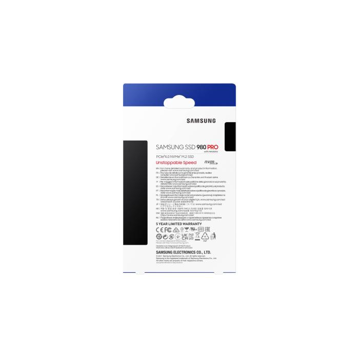 Samsung 980 PRO 1 TB M.2 PCI Express 4.0 NVMe V-NAND MLC — image 9 of 11