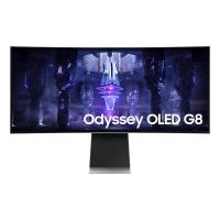 Samsung G85SB computer monitor 86.4 cm (34'') 3440 x 1440 pixels UltraWide Quad HD OLED Silver