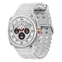 Samsung Galaxy Watch Ultra 3.81 cm (1.5'') AMOLED 47 mm Digital 480 x 480 pixels Touchscreen 4G Titanium, White Wi-Fi GPS (satellite)