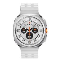 Samsung Galaxy Watch Ultra 3.81 cm (1.5'') AMOLED 47 mm Digital 480 x 480 pixels Touchscreen 4G Titanium, White Wi-Fi GPS, view image 2 of 4