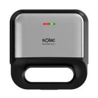 Solac S96804300 sandwich maker 750 W Black, Stainless steel